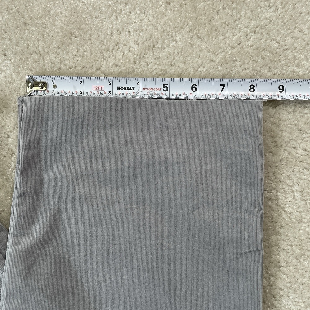 NWT Mavi Sheila Corduroy Pants Womens 27 Gray Raw Hem High Rise Straight Leg - Picture 7 of 11